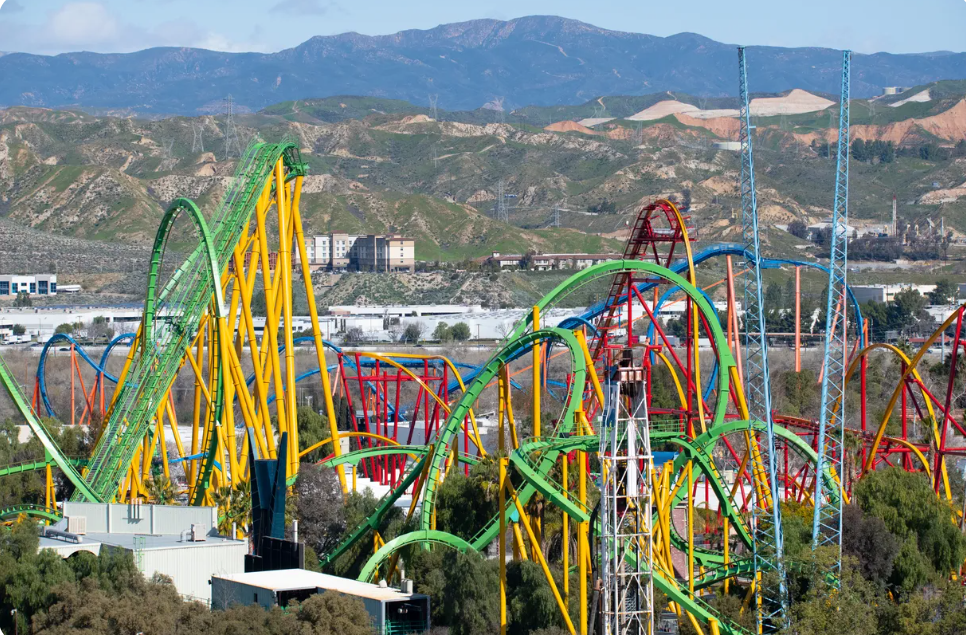Geschützt: Tag 9: Six Flags Magic Mountain – Adrenalin pur